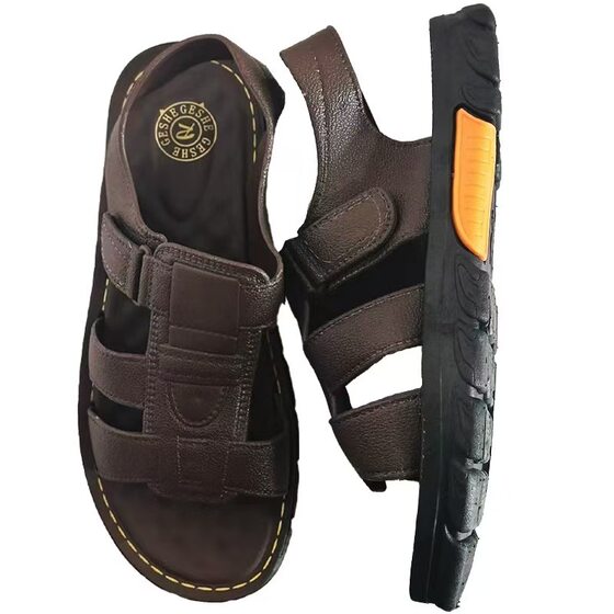 Sandals men's summer new thick-soled beach shoes dad shoes foreign trade wholesale fashion casual comfortable sandals men