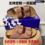夏季一字男女新款勃肯鞋