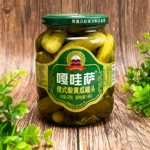 俄式酸黄瓜乳黄瓜罐头酸甜爽口解腻爽口汉堡沙拉下酒菜330克670克