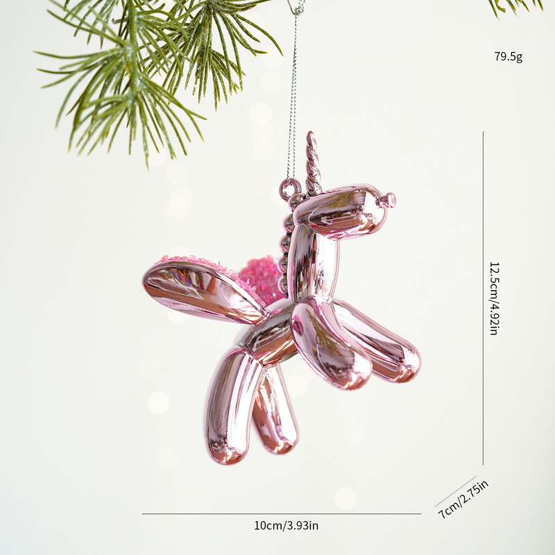 クリスマス装飾バルーン犬ペンダントクリスマスツリー装飾スノーフレークハウスペンダント装身具ガーランドアクセサリー|undefined