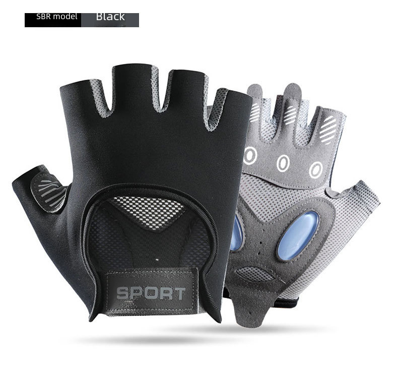 Fitness gloves women's half-finger equipment yoga breathable spinning cycling sports shockproof anti-skid A36-JSP_maomaolike.com