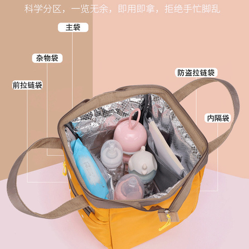 Lunch bag with meal prep, aluminum foil insulation, keeping hot and cold, portable office lunch box, picnic bag, thick bento bag for students