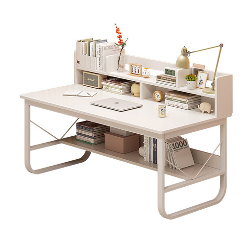 Computer desk, desktop home study desk bookshelf integrated bedroom with drawers, student writing desk, study desk, office desk