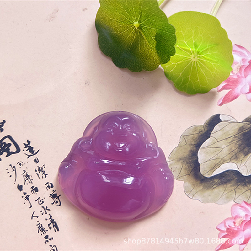 제국 보라색 부처님 알몸 펜던트 (50*48mm)