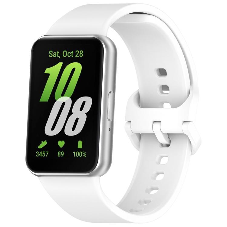 xDfind pulsera de silicona de hebilla de color sólido para Samsung Galaxy Fit3 SM-R390