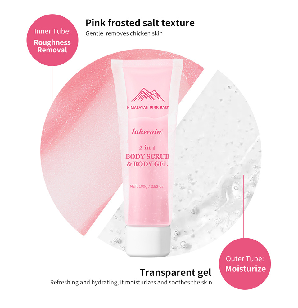 Lakerain Body Scrub 2-in-1 Gentle Cleansing Body Scrub undefined