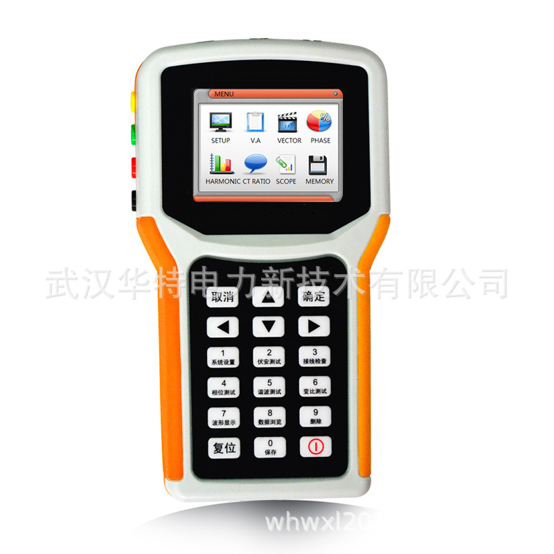 手持三钳谐波相位伏安表 三相相位伏安表 三相多功能伏安相位表