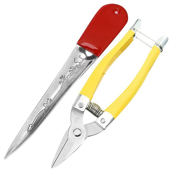 藤编专用工具龙纹撬刀 园林剪