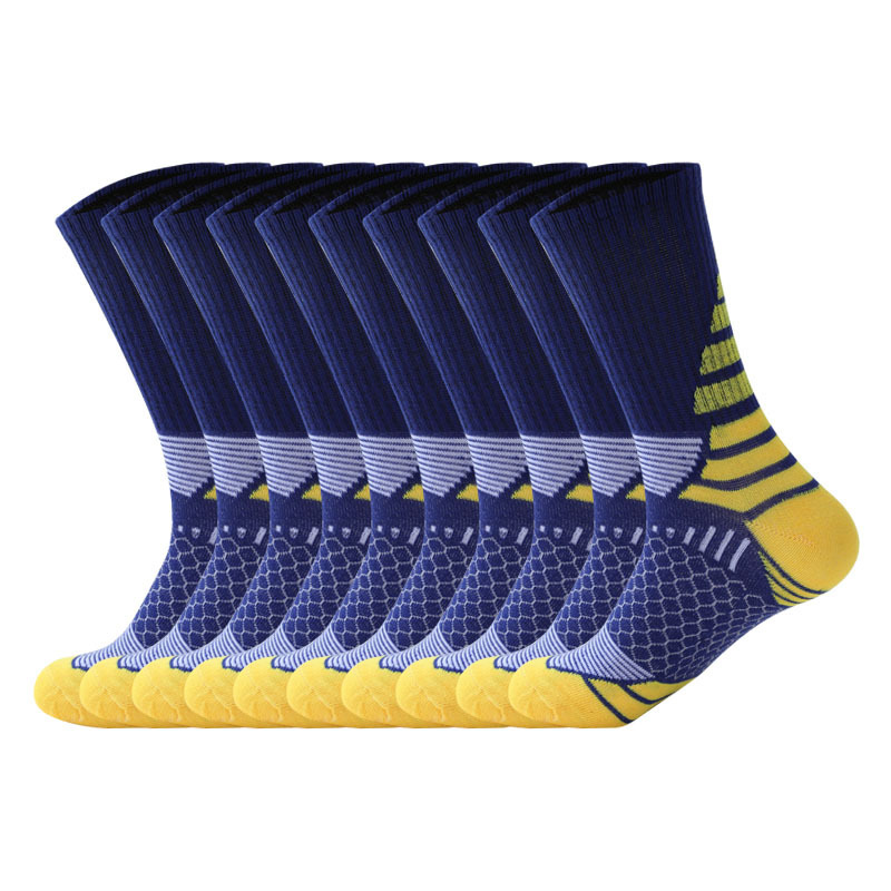 Autumn and winter men's mid-calf sports socks, marathon running socks, basketball socks, odor-resistant, thickened, non-slip sole, durable socks Autumn and winter men's mid-calf sports socks, marathon running socks, basketball socks, odor-resistant, thickened, non-slip sole, durable socks