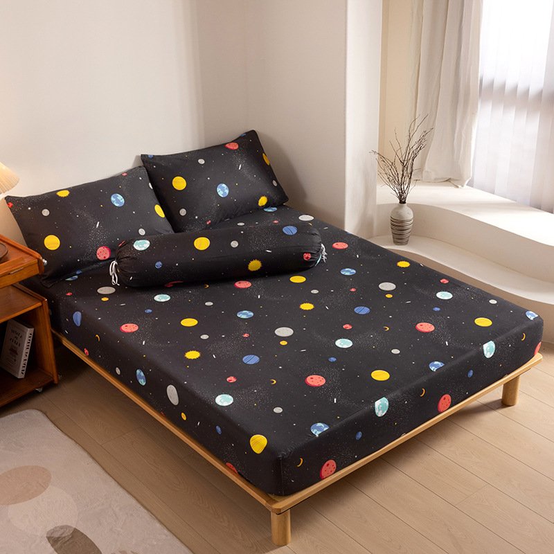 Funda de cama fija Colcha Simmons Cubierta protectora Cubierta de polvo Colchón Cubierta de cama individual Doble individual Sábana de cama antideslizante transfronteriza