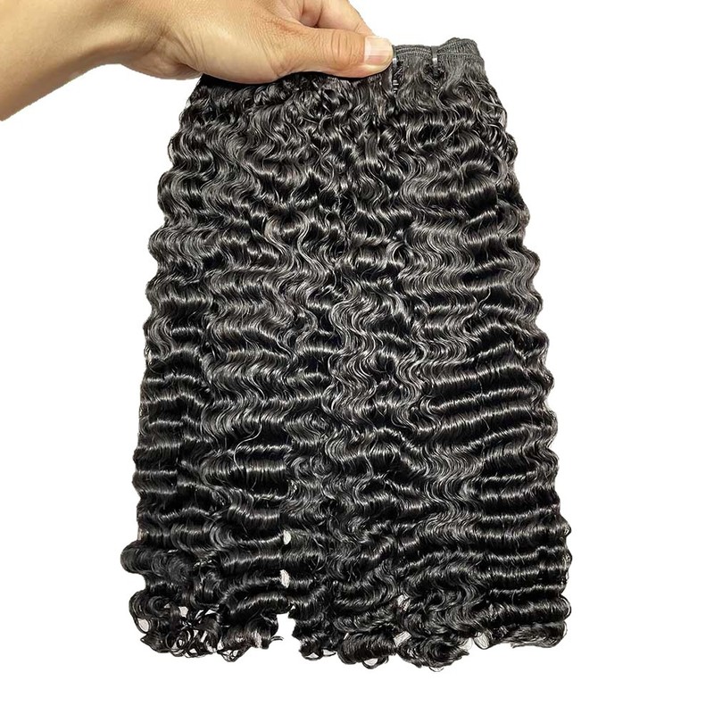 Burmese Curly Hair Bundles Sew In Pixie Curls SDD Hair Weft|undefined