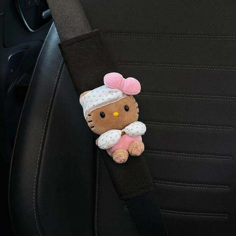 Car Seat Belt Shoulder Pads for Women, Cute and Soft, Anti-Neck Strangulation, Couple's Car Protection and Decorative Covers