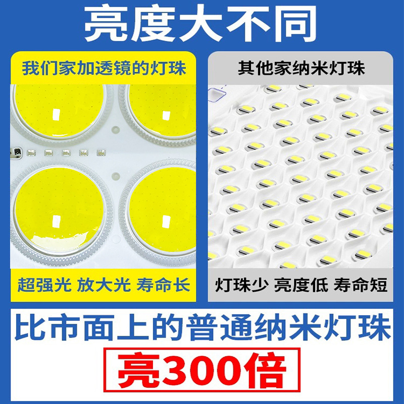 2024 새로운 태양 야외 정원 빛 홈 농촌 실내 야외 유도 LED 방수 조명 가로등