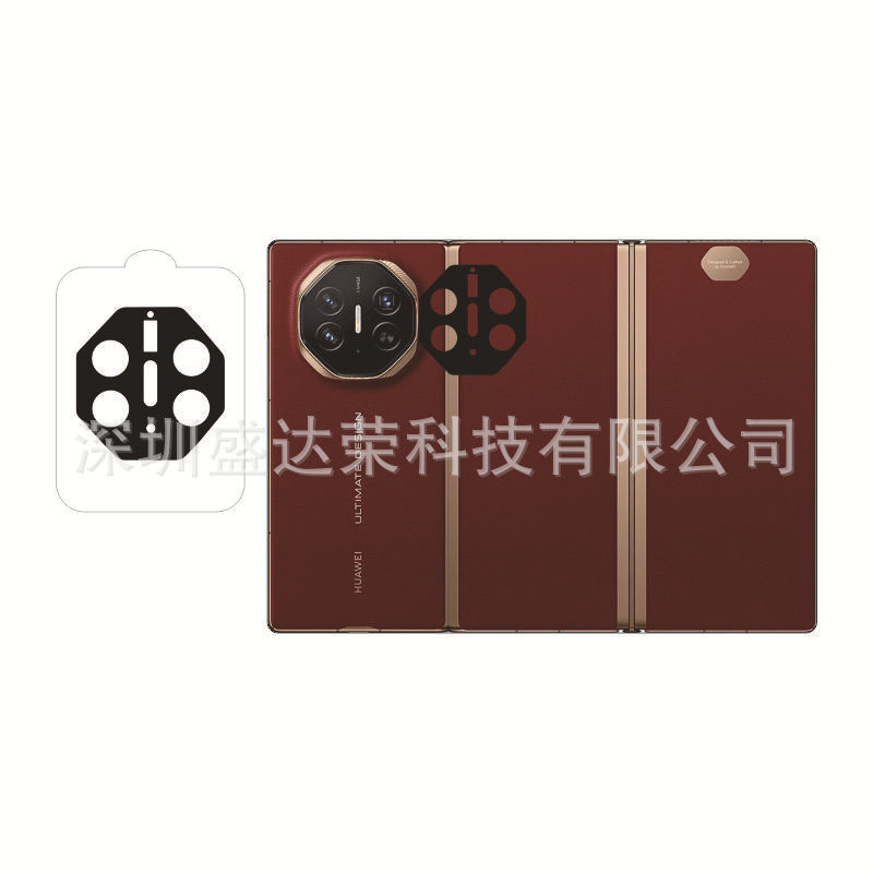 适用于Mate XTS镜头膜丝印黑色钢化膜matexts玻璃黑色镜头膜弧边|undefined
