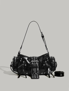 (Cross-border trading), belt, one-shoulder bag, retro phone bag, punk style, European style