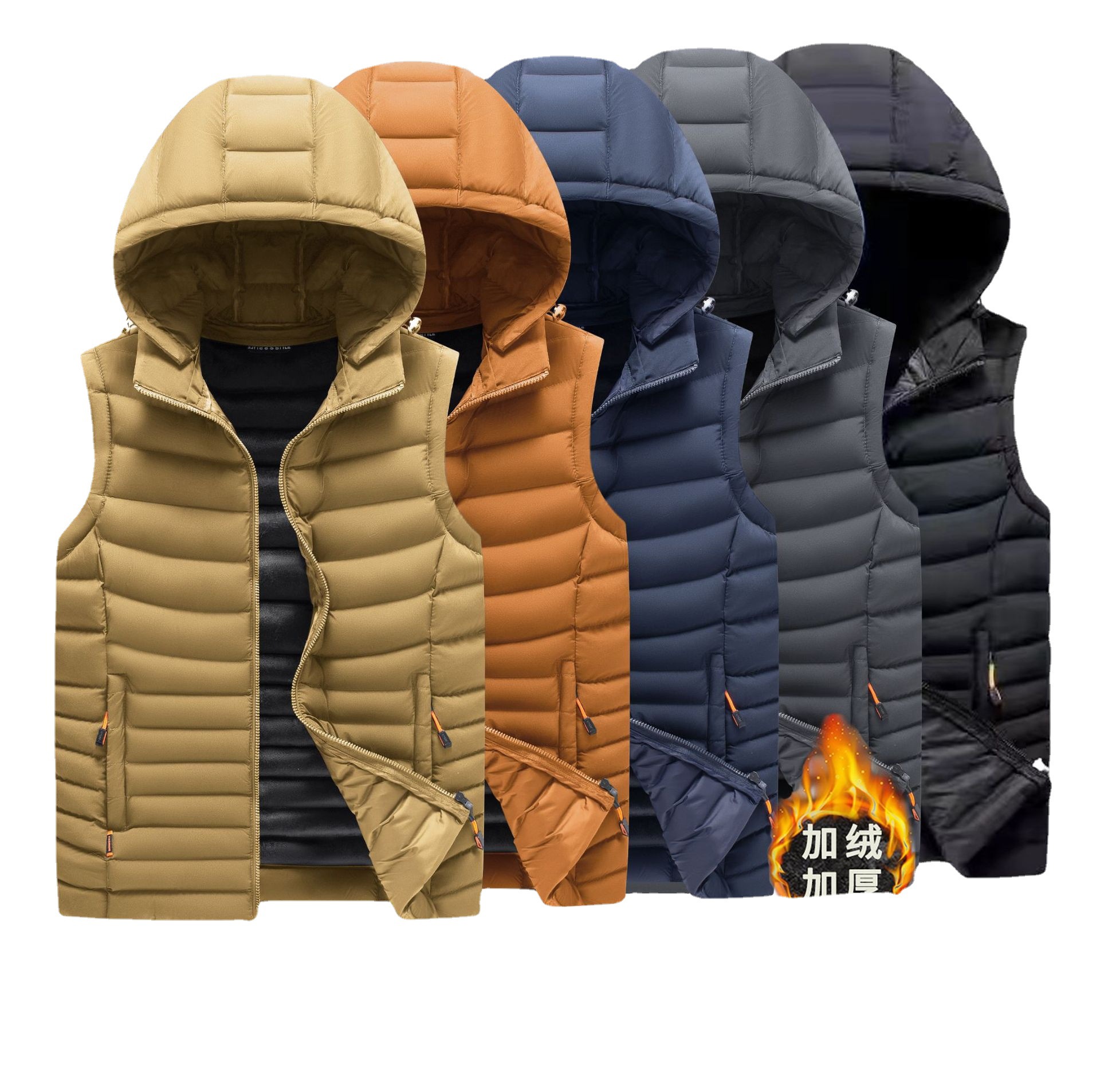 Abajo Chaleco de algodón de los hombres de otoño e invierno abrigo coreano de moda estudiante de otoño nuevo chaleco de los hombres chaleco caliente