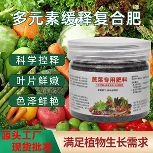 Special Fertilizer for Vegetables, Cucumbers, Tomatoes, Leeks, Cabbage, Radishes, Green Leafy Vegetables, Fruits and Vegetables, Green Plants, Slow-Release Granules, Slow-Release Fertilizer