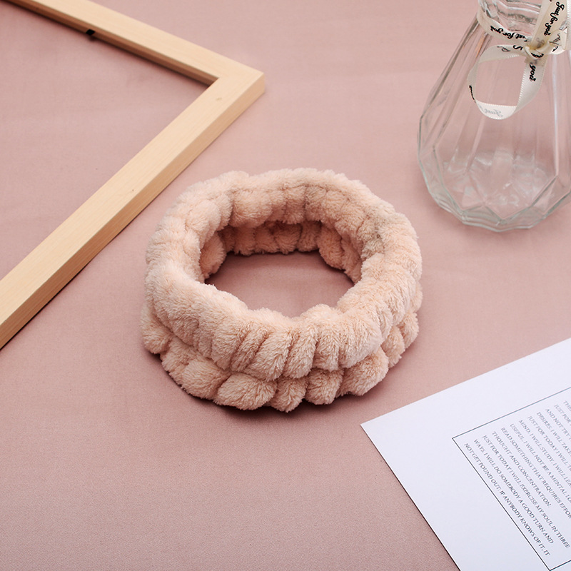 Shiyuan hecho a mano DIY cara lavado banda de pelo Internet celebridad diadema casera simple máscara antideslizante pelo vinculante banda de pelo al por mayor