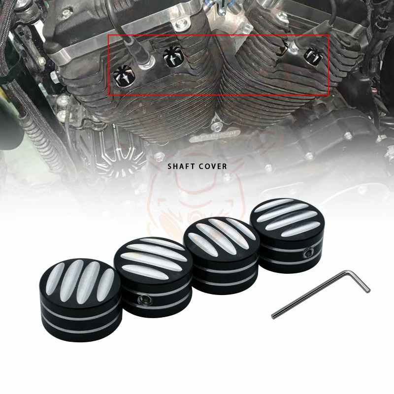 Подходит для Harley Softail Dana Fat Boy, винт с крышкой свечи зажигания, крышка винта двигателя, крышка винта цилиндра двигателя