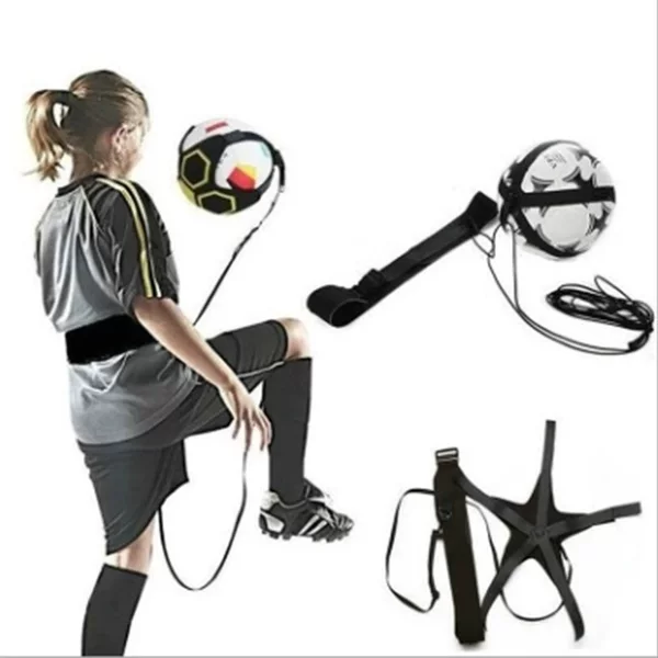 Football Bounce Ball with Amazon Explosions Teenage Adult Volleyball Training Auxiliary Equipment Soccer Training Belt