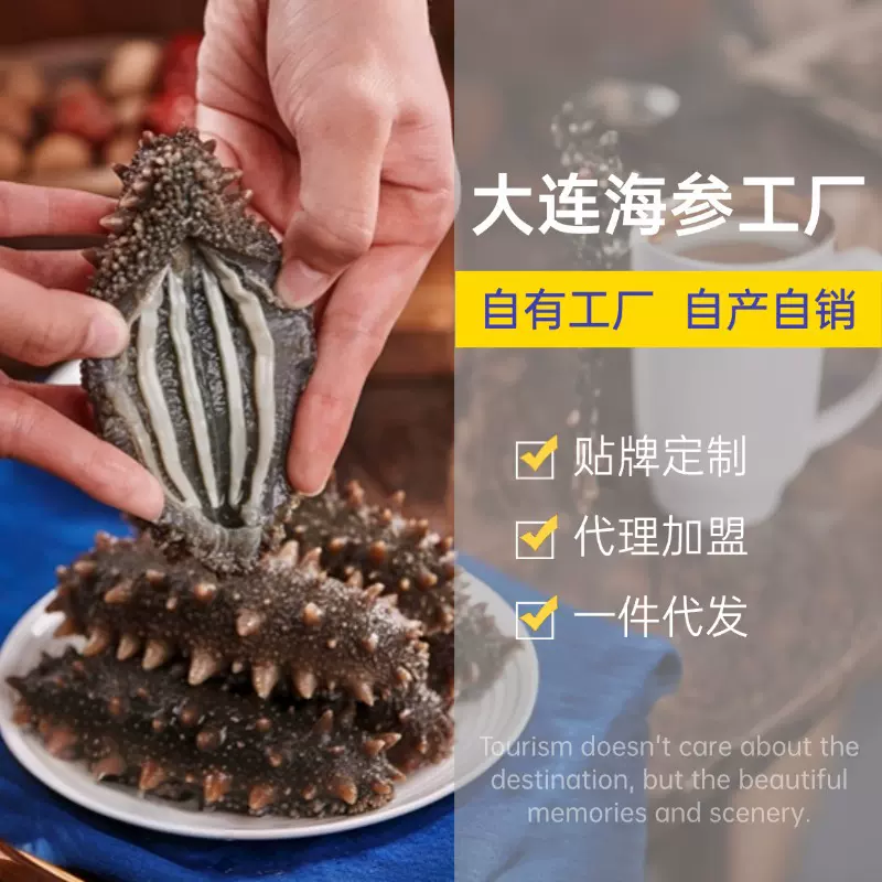 大连冷冻即食海参源头厂家批发辽参厂家直供一件代发滋补