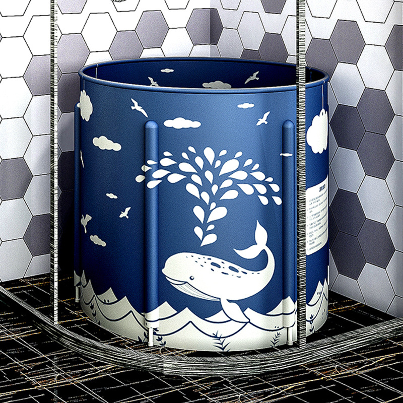 Cubo de baño plegable adulto Cubo de baño plegable hogar bebé niños Cubo de baño cuenca engrosada cuerpo entero sudor vapor Cubo de baño