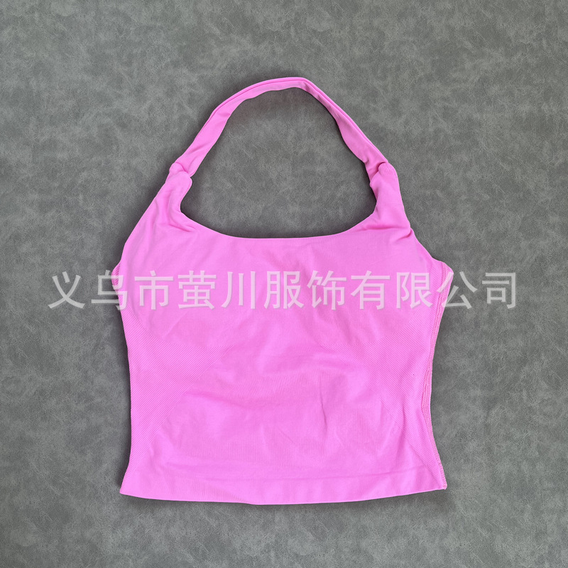 Transfronterizos Europa y América DF mujeres sin pantalones cuello largo chaleco de acondicionamiento físico hermosa espalda cuerpo de forma anti-descalzo mujeres