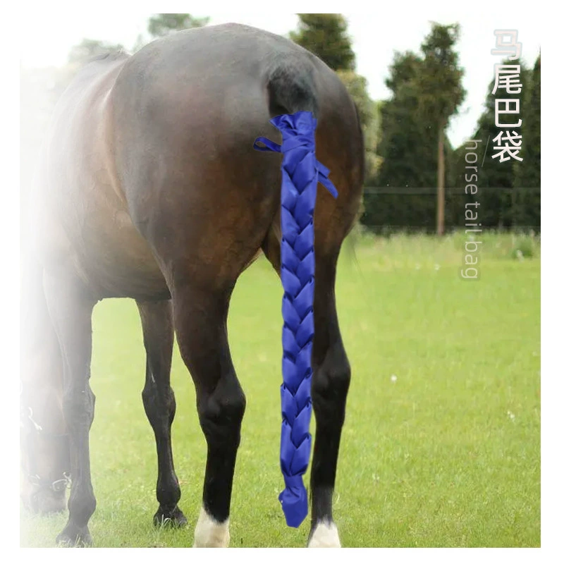 Хвощ мешок конский хвост против комаров Теплая плетеная сумка конский хвост защита лошади horsetail bag