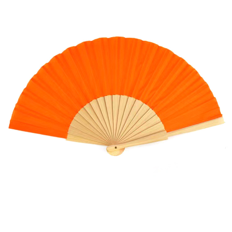 Verano fresco ventilador de madera portátil estilo moderno graffiti medioambiental hueso de loto para impresión de ventilador publicitario