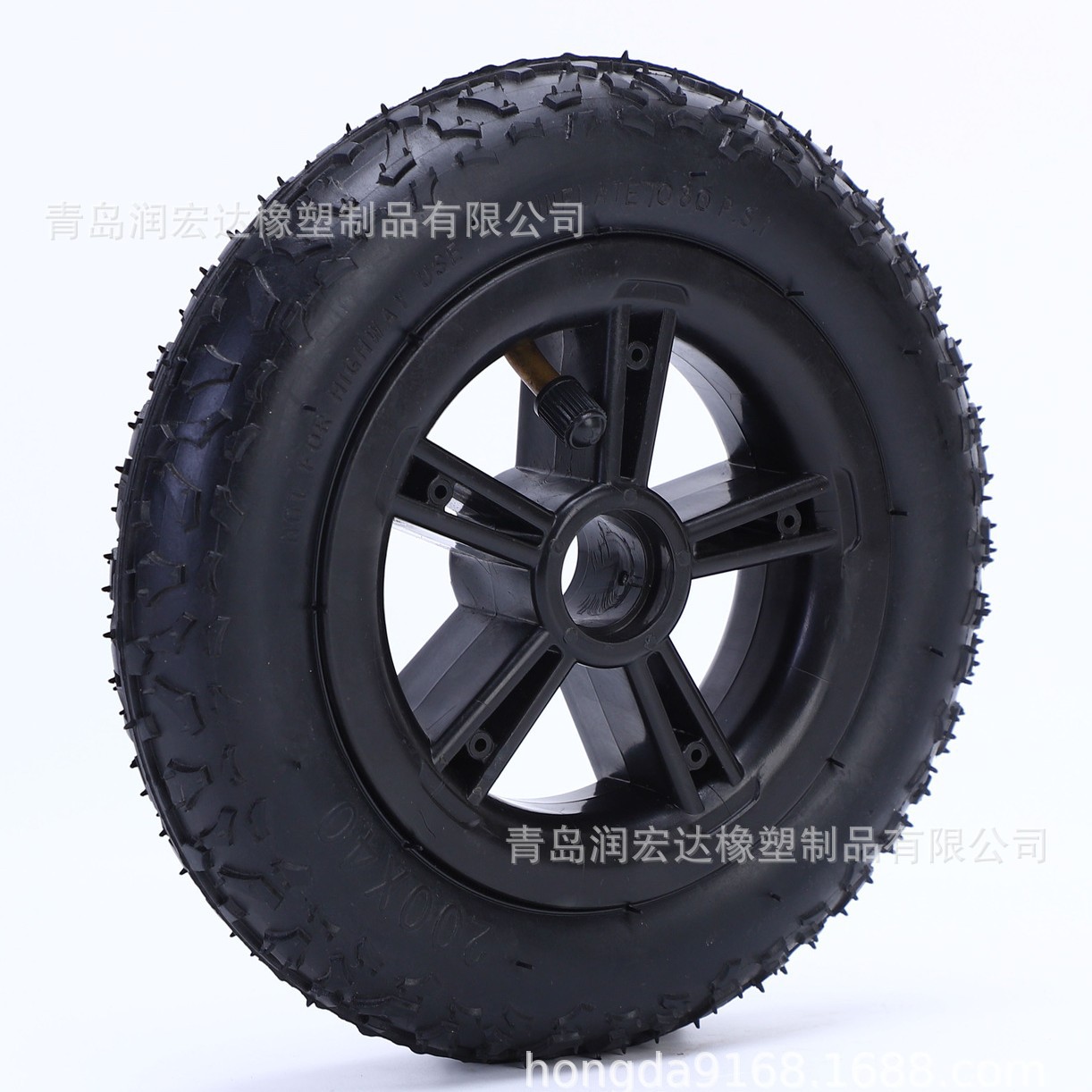 200×40 8寸 滑板车轮胎 电动车轮胎 童车橡胶充气轮子