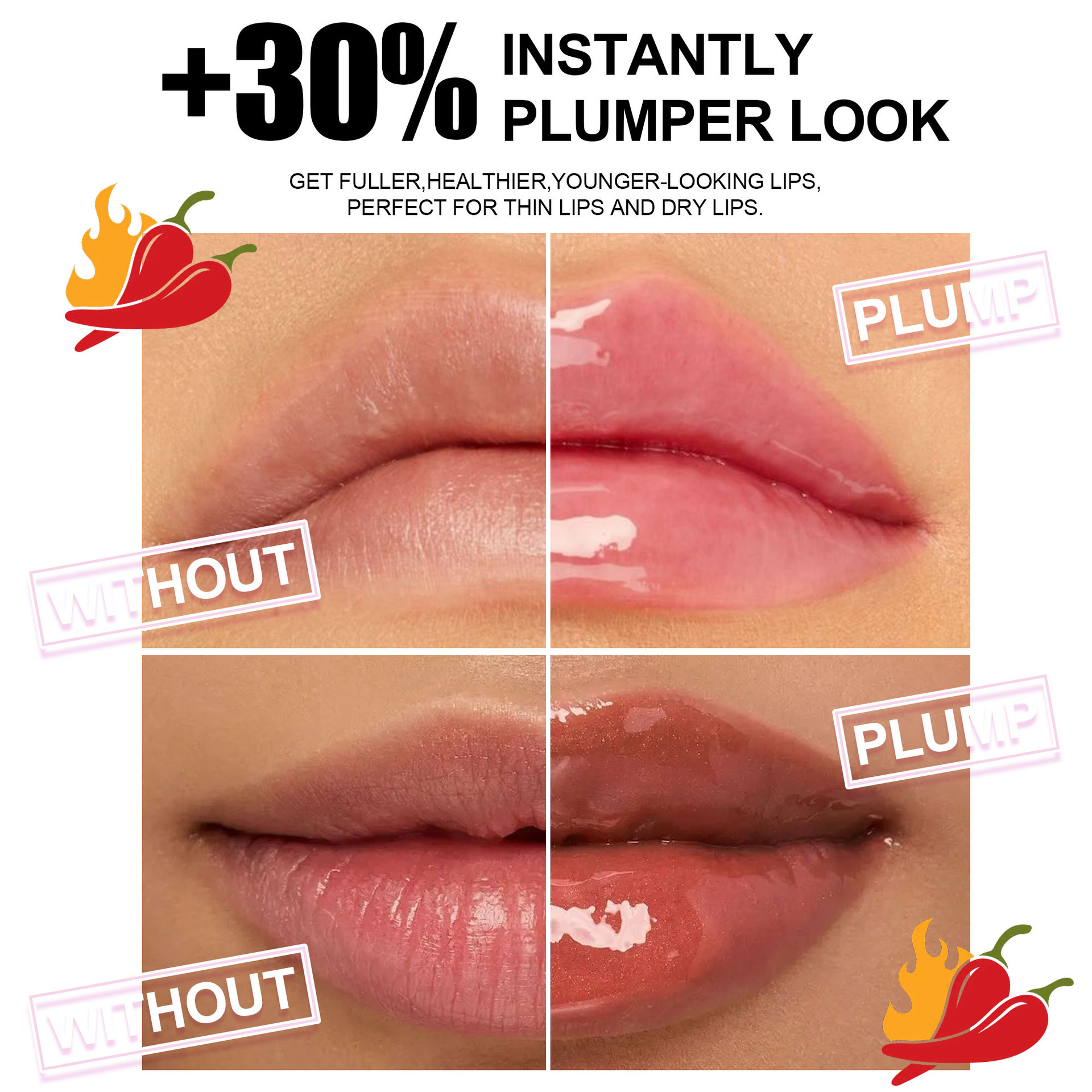 Exclusivo para la venta transfronteriza de espejo HANDAIYAN, esmalte labial, esmalte labial image 3