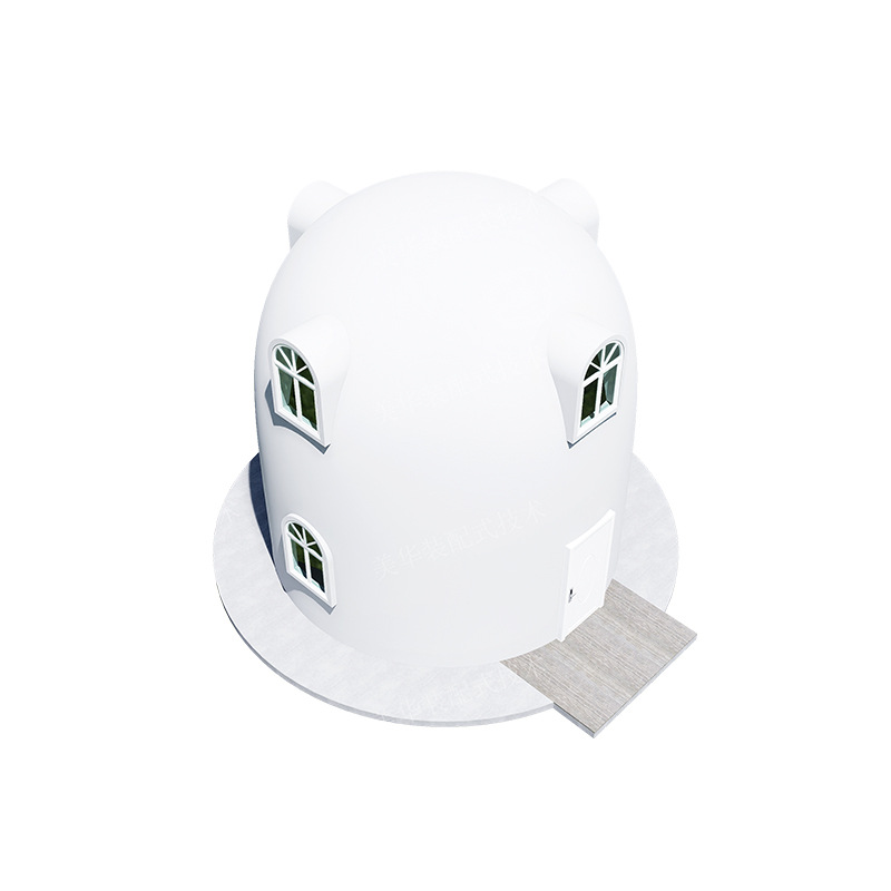 Habitación de sol al aire libre burbuja de red camping hotel cápsula casa de cáscara de huevo camping residencial burbuja estrella tienda de campaña