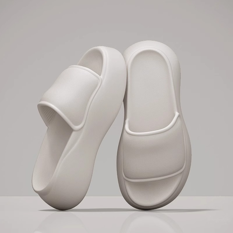 화이트 (6.0cm, 부드러운 밑창, EVA 소재로 가볍고 부드러우며 편안한 느낌)