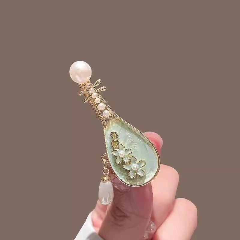 진주 비파 사이드 클립