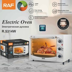 RAF 電気オーブン EU プラグ多機能家庭用大容量自動インテリジェントオーブンフライヤー 20L