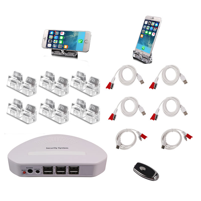 新款无线遥控手机防盗器一拖六八多路安卓苹果手机防盗报警器厂家