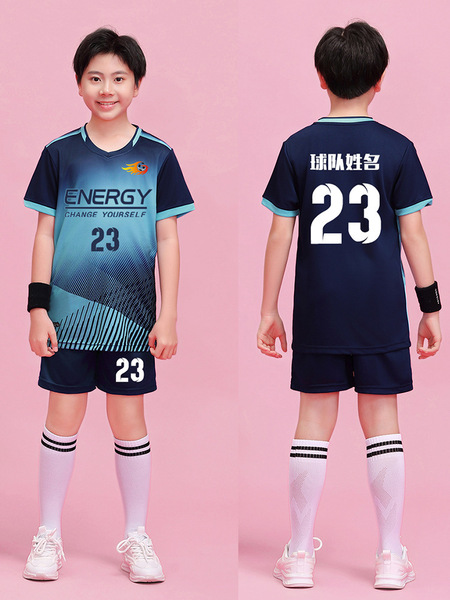 Summer quick dry breathable children's football uniform