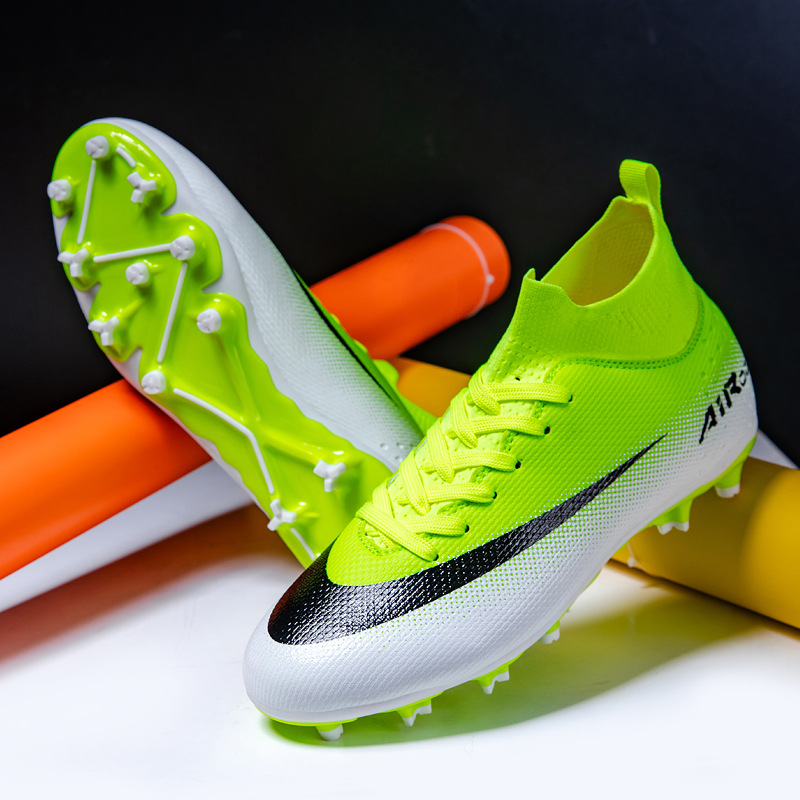 Zapatos de Fútbol de Caña Alta con Suela de TPU y Goma Ligeros para Césped Artificial y Terreno Natural image 4