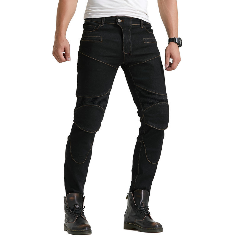 Volero JES-3 motocicleta jeans hombres de ocio al aire libre motocicleta estiramiento resistente a la caída pantalones todoterreno