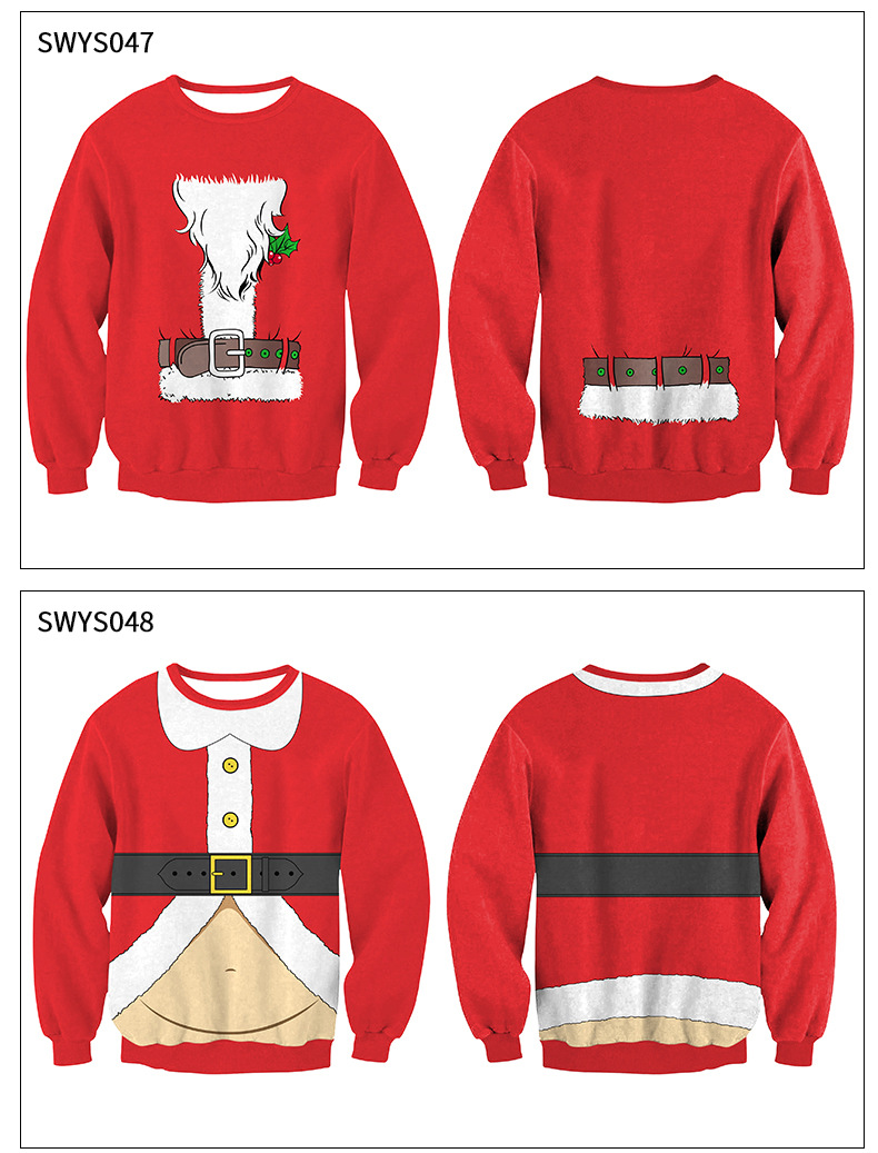 2023 New 3D Digital Print Pullover Sweater SWYS_voghion.com