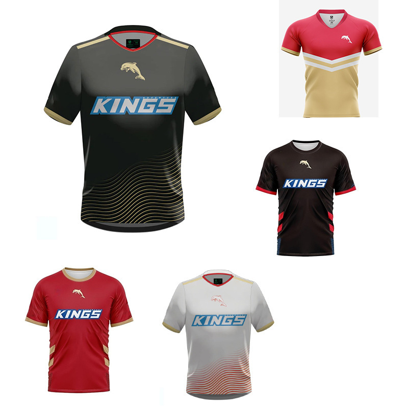 2024 Rugby New Dolphin Fashion High Quality Fashion Rugby Men Short Sleeves