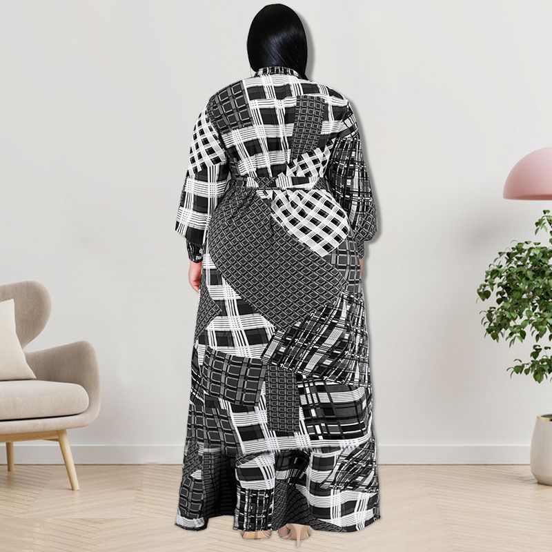 Women's Clothing Women's Plus Size Long Sleeved Collared Dress Style Autumn Clothing Long Sleeve For Formal & Casual For Women_ecoleips.com