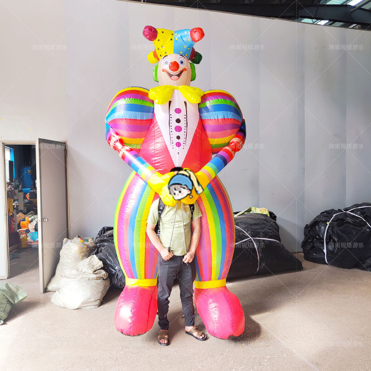 Modelo Inflable de Payaso Caminante Inflable con Aire para Eventos y Aperturas Comerciales