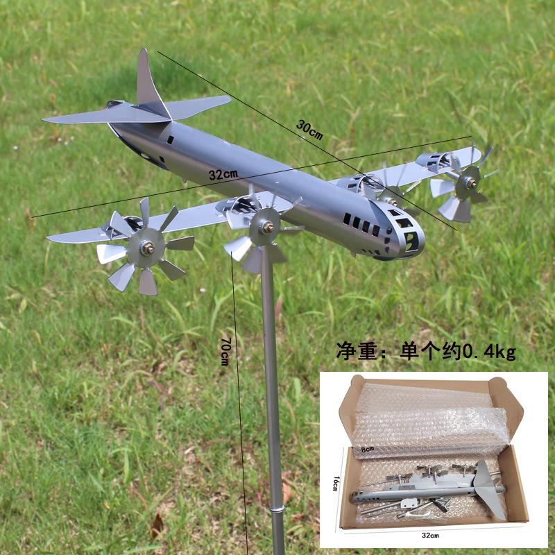 Rana vendedora caliente transfronteriza Ciclismo Bicicleta molino de viento de hierro forjado animal motocicleta jardín artesanías decorativas