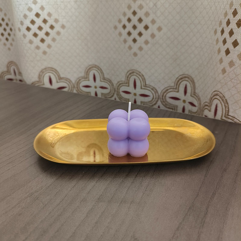 Fábrica en stock mini cubo aromaterapia vela regalo creativo decoración del hogar Accesorios de tiro pequeño cubo vela