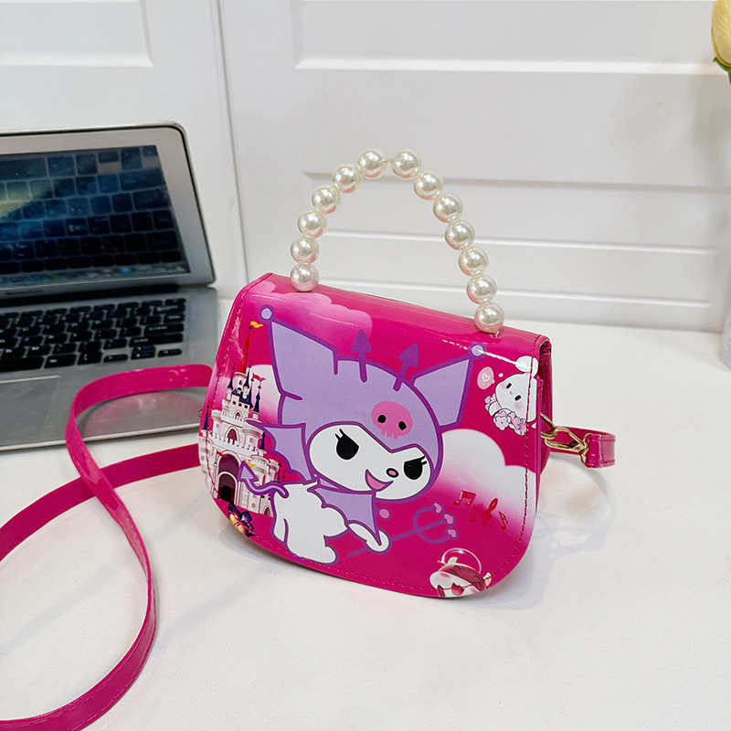 2024 caricatura Kulomi bolso de hombro para niños niñas adorables coreanos en jardín de infantes con bolso de cinturón