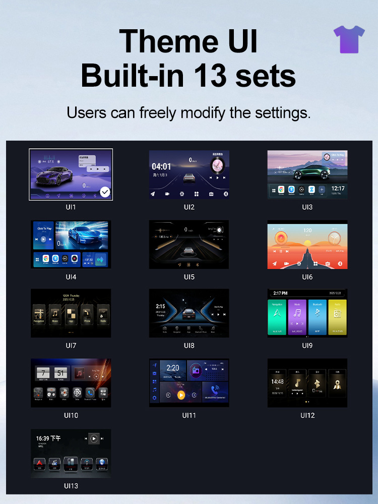 Cross-Border 7inch 9inch 10inch Android Universal Car Navigation Large Screen Device Carplay Car Player Navigation