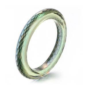New Style Moissanite Bracelet Green Moissanite Jewelry Customization Factory the Whole Bracelet Is Moissanite and Needs to Be Customized