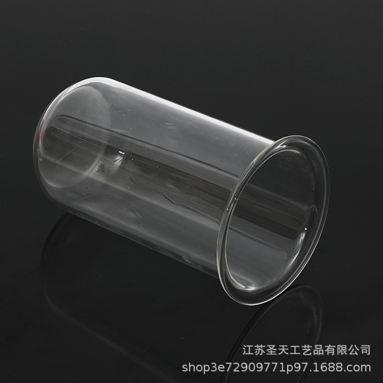 圣天翻口玻璃试管75*85*150/180mm 圆底平底试管插花灯管支撑管