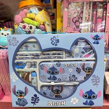 史迪仔文具套装笔盒本子尺子铅笔笔刨橡皮擦跳绳学习套装男女孩